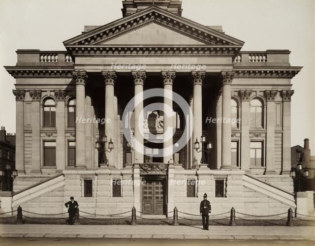 Birkenhead Town Hall, Hamilton Square, Birkenhead, Merseyside, 1888. Creator: Henry Bedford Lemere.