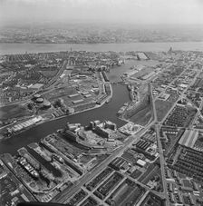 Birkenhead Docks and environs, Wirral, Merseyside, 1980. Artist: Aerofilms
