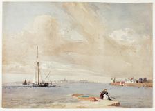 Birkenhead from Herculaneum Potteries, 1834. Creator: Eliot Thomas Yorke
