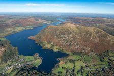 Birk Fell and Ullswater looking north east, Glenridding, Cumbria, 2024. Creator: Robyn Andrews