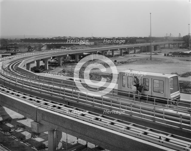 Birmingham Airport, Birmingham Maglev, Elmdon, Birmingham, Bickenhill, Solihull, 15/08/1983. Creator: Unknown.