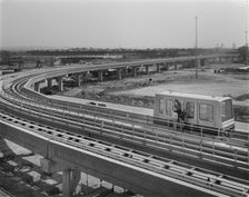 Birmingham Airport, Birmingham Maglev, Elmdon, Birmingham, Bickenhill, Solihull, 15/08/1983. Creator: Unknown