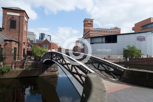 Birmingham, Canal nr Sea Life Centre, B'ham, 2009. Creator: Ethel Davies.