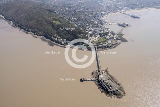 Birnbeck Pier, Weston Super Mare, Somerset, 2018. Creator: Historic England Staff Photographer.