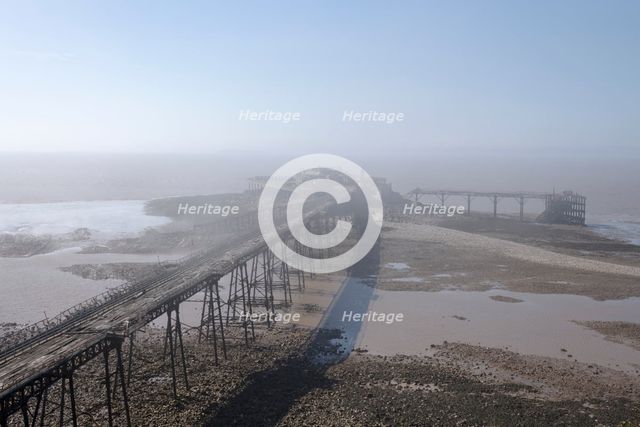 Birnbeck Pier, Birnbeck Island, Weston-Super-Mare, Somerset, 2018. Creator: Steven Baker.