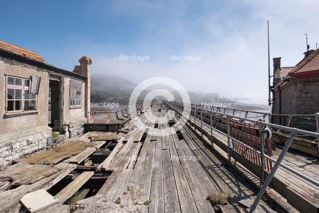 Birnbeck Pier, Birnbeck Island, Weston-Super-Mare, Somerset, 2018. Creator: Steven Baker.