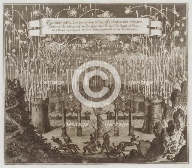 Birth and Christening of Frederick, Duke of Württemberg, Stuttgart, March 17, 1616..., 17th century. Creator: Matthaus Merian.