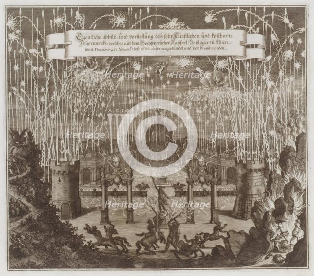 Birth and Christening of Frederick, Duke of Württemberg, Stuttgart, March 17, 1616..., 17th century. Creator: Matthaus Merian.