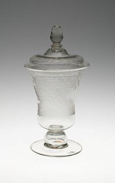 Birth Glass, Netherlands, c. 1750. Creator: Unknown