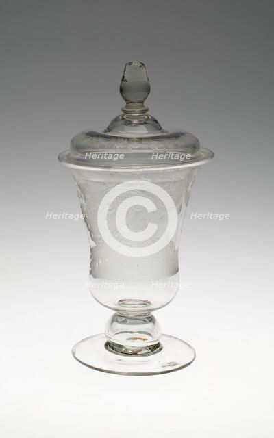 Birth Glass, Netherlands, c. 1750. Creator: Unknown.