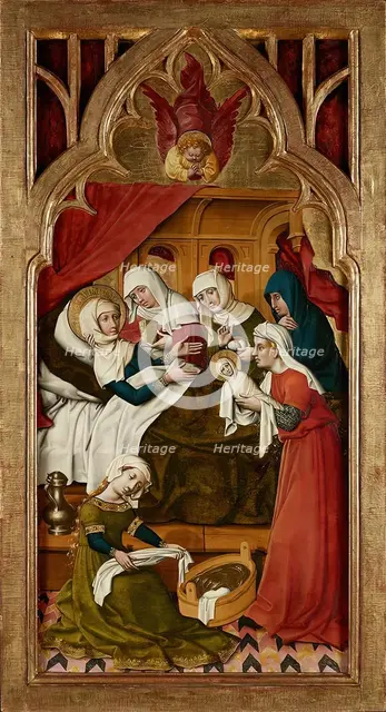 Birth of Mary, c1445/1450. Creator: Master of Lichtenstein Castle.