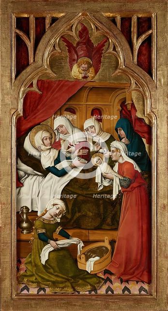 Birth of Mary, c1445/1450. Creator: Master of Lichtenstein Castle.