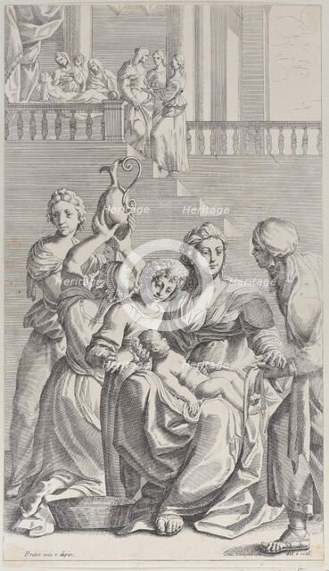 Birth of Saint Benedict, 1687-1717. Creator: Giacomo-Maria Giovannini.