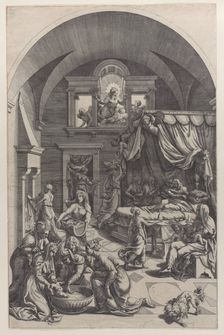 Birth of Saint John the Baptist, 1555-88. Creator: Diana Mantuana