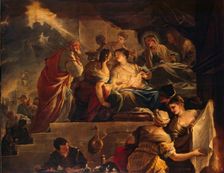 Birth of St John the Baptist, 1674. Creator: Luca Giordano