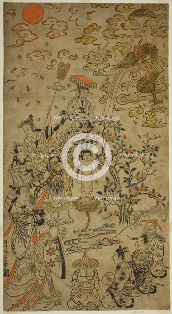 Birth of the Buddha, c. 1710. Creator: Hanekawa Chincho.