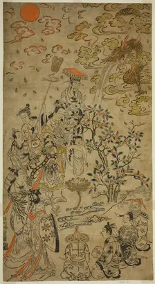 Birth of the Buddha, c. 1710. Creator: Hanekawa Chincho