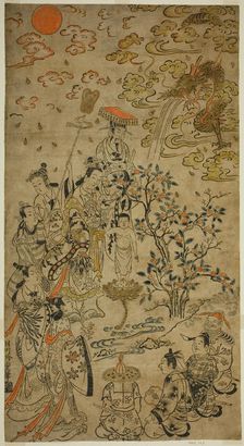 Birth of the Buddha, c. 1710. Creator: Hanekawa Chincho