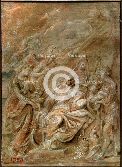 'Birth of the Dauphin, Louis XIII', 1622.  Artist: Peter Paul Rubens