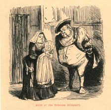 Birth of the Princess Elizabeth 1897. Creator: John Leech