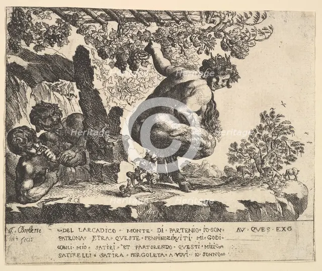Birth of the Satyrs, 1610-42. Creator: Pierre Brebiette.