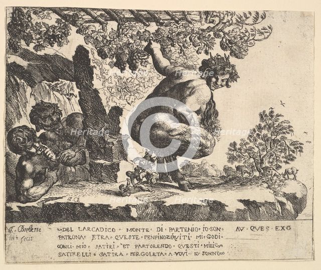 Birth of the Satyrs, 1610-42. Creator: Pierre Brebiette.