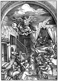 Birth of the Virgin 1502-1505, (1936). Artist: Albrecht Dürer