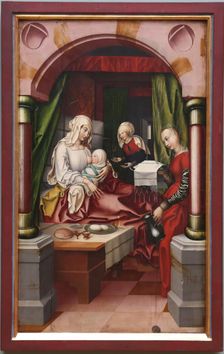 Birth of the Virgin, 1512. Creator: Hans Fries