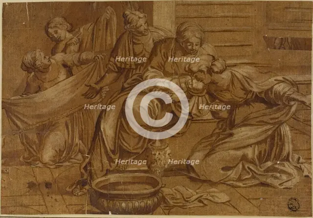 Birth of the Virgin, n.d. Creator: Domenichino.