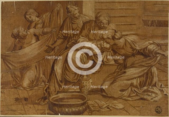 Birth of the Virgin, n.d. Creator: Domenichino.