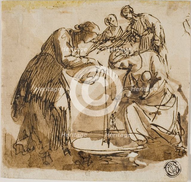 Birth of the Virgin, n.d. Creator: Francesco Allegrini.