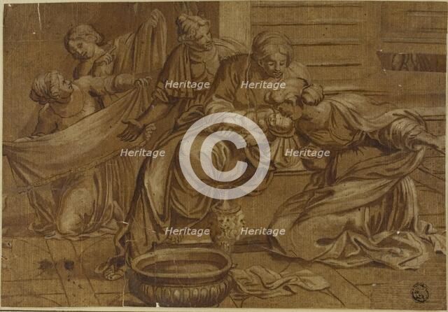 Birth of the Virgin, n.d. Creator: Domenichino.