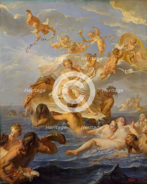 Birth of Venus, 1732. Creator: Noël-Nicolas Coypel.