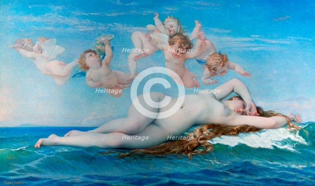'Birth of Venus', 1863. Artist: Alexandre Cabanel
