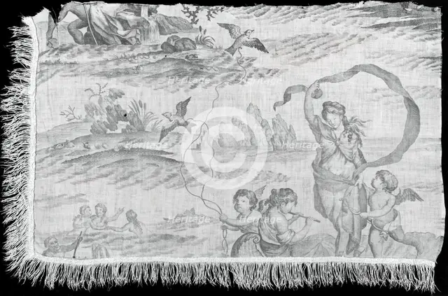 Birth of Venus (Furnishing Fabric), England, 1800/05. Creator: Unknown.