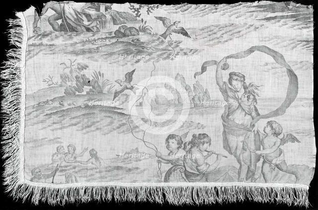 Birth of Venus (Furnishing Fabric), England, 1800/05. Creator: Unknown.