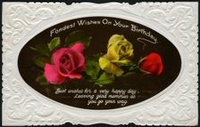 Birthday card, c1900-1939(?)