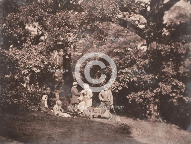 Birthday Group, 1856. Creator: John Dillwyn Llewelyn.