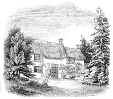 Birthplace of Addison, 1844. Creator: Unknown