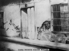 Birthplace of Antonio Maceo (1845-1896), 1920s