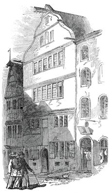 Birthplace of Beethoven, at Bonn, 1845. Creator: Unknown