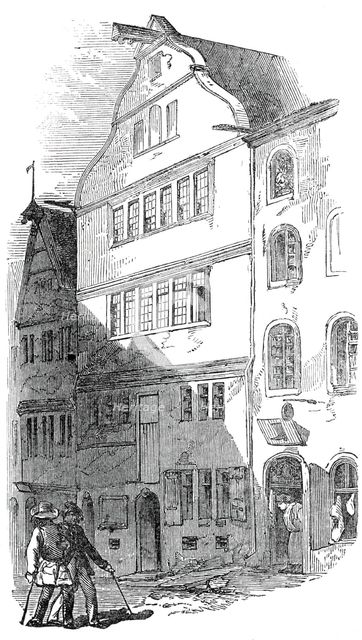 Birthplace of Beethoven, at Bonn, 1845. Creator: Unknown.
