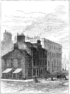 Birthplace of James Watt shortly before it was demolished, 1887. Creator: Unknown