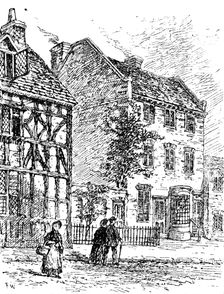 Birthplace of Sir Rowland Hill, at Kidderminster, 1890. Creator: Unknown