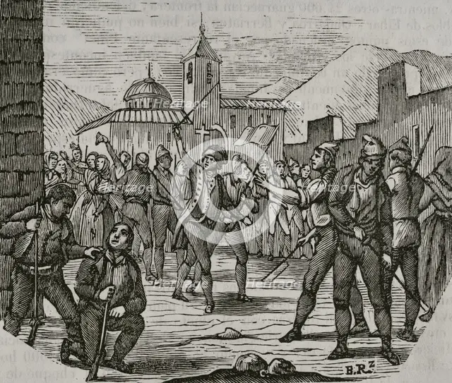 Biscayan uprising, War of Roussillon, (1793-1795), 1851.  Creator: Unknown.