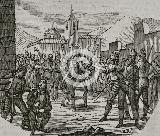 Biscayan uprising, War of Roussillon, (1793-1795), 1851.  Creator: Unknown.