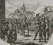 Biscayan uprising, War of Roussillon, (1793-1795), 1851. Creator: Unknown