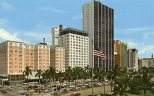 Biscayne Boulevard, Miami, Florida, USA, 1967