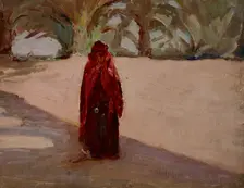 Biskra (A Girl), 1909. Creator: Jan Ciaglinski