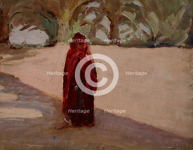 Biskra (A Girl), 1909. Creator: Jan Ciaglinski.